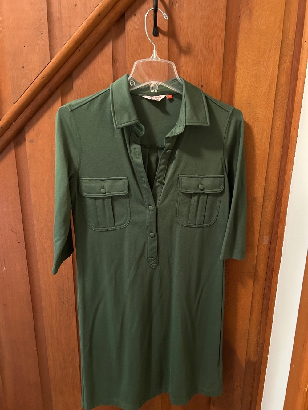 Persifor dress in soft green